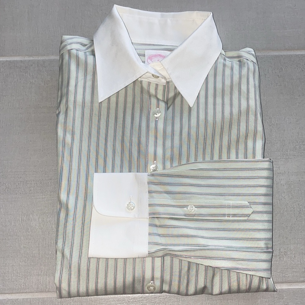 Brooks Brothers mens long sleeve shirt size 6 - Picture 3 of 5